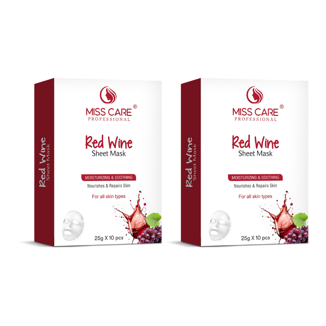 Miss Care Red Wine Sheet Mask