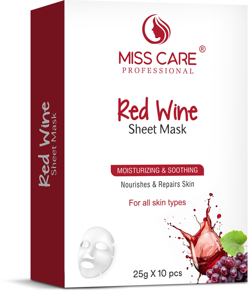 Miss Care Red Wine Sheet Mask