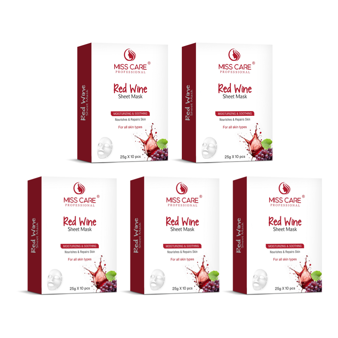 Miss Care Red Wine Sheet Mask