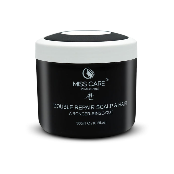 Miss Care Double Repair Scalp and Hair 300ml Rinse-out Hair Mask, For Smoother Appearance and Nourished Touch