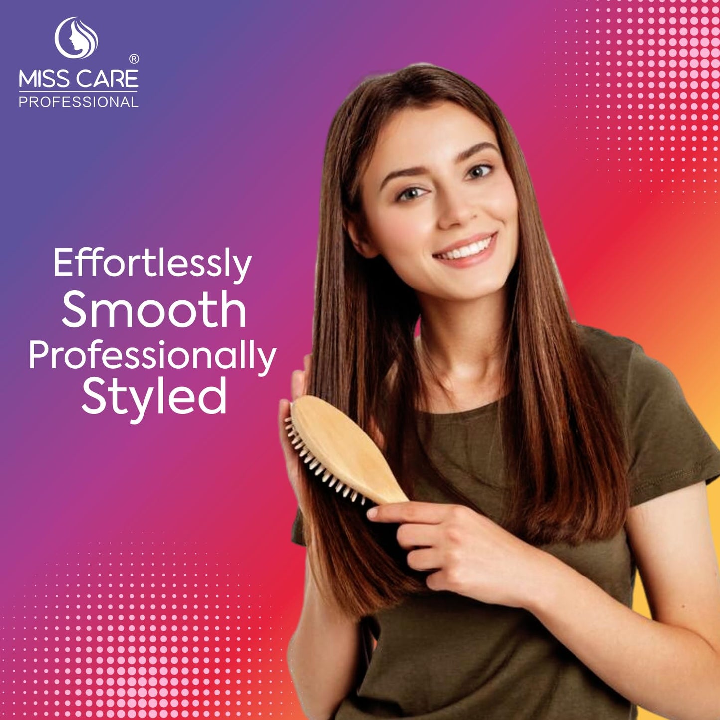 Miss Care Professional Smoothing Cream Step-1, 500ml, With Step-2, 500ml, Neutralizer, Rebounding Cream for Hair Straightening