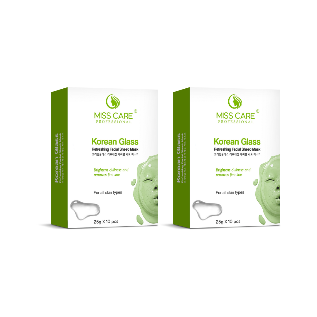 Korean Glass Sheet Mask Pack of 2