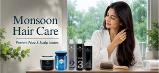 Monsoon hair care routine with Miss Care Professional products
