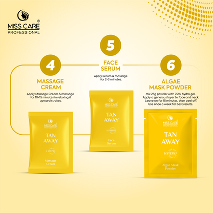 Miss Care Professional Tan Away Facial Kit