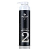 Bottle of Miss Care Keratin Hair Treatment with a black and white label, indicating it is a professional hair care product.