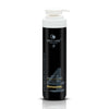 A bottle of Miss Care Professional Keratin Conditioner for Hair with a pump dispenser, predominantly black in color with white and silver text detailing the product features.