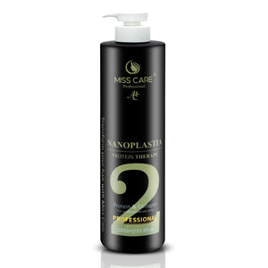 Miss Care Professional Nanoplastia Protein Therapy for Hair 1000ml, Infused with Protein and Collagen, for Smoother and Shinier Hair