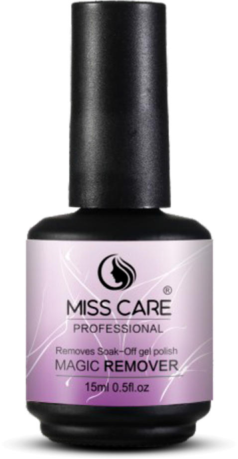 Miss Care Professional Magic Remover Gel – 15ml Transparent Nail Polish Dissolver