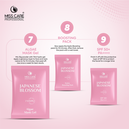Miss Care Professional Japanese Blossom Facial Kit