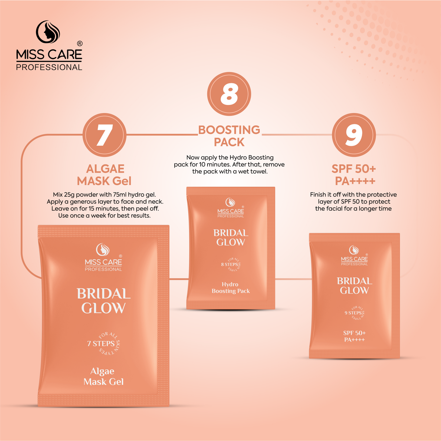 Miss Care Professional Bridal Glow Facial Kit