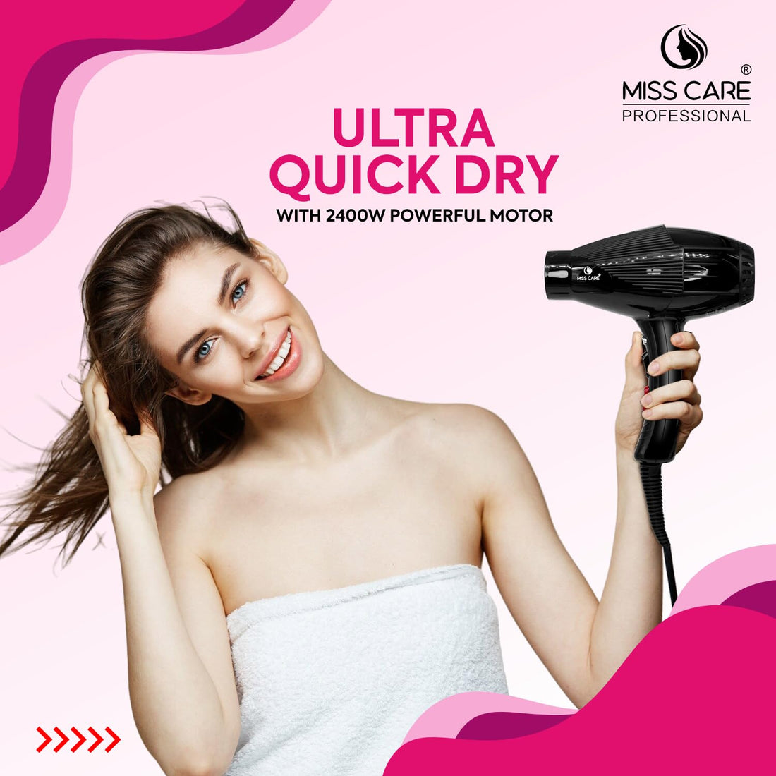 Miss Care Hair Dryer Professional 2400 watts