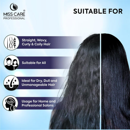Miss Care Natural Botox Smoothing Conditioner -250ml, Infused with Protein and Collagen, for Smoother and Shinier Hair