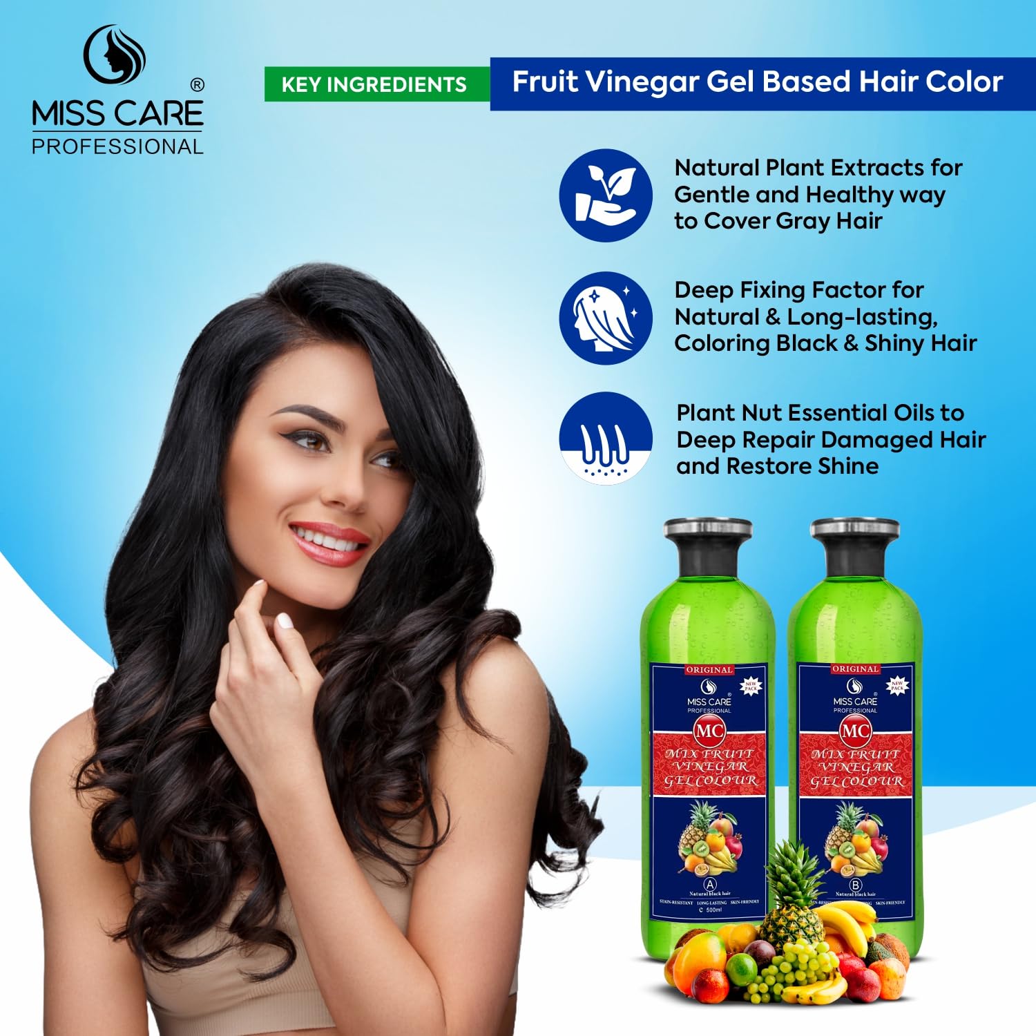 Fruit Vinegar Gel Based Hair Color