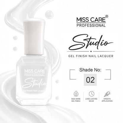 MISS CARE® PROFESSIONAL Studio Gel Finish Nail Lacquer