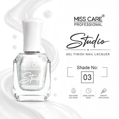 MISS CARE® PROFESSIONAL Studio Gel Finish Nail Lacquer