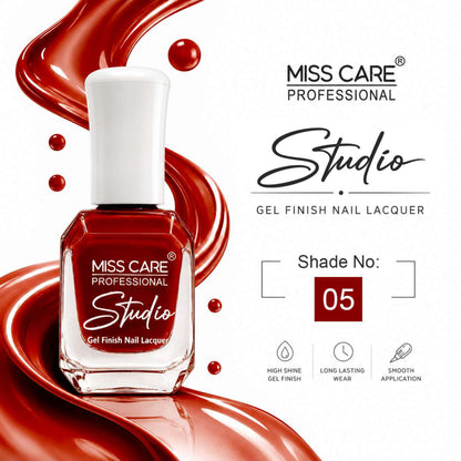 MISS CARE® PROFESSIONAL Studio Gel Finish Nail Lacquer