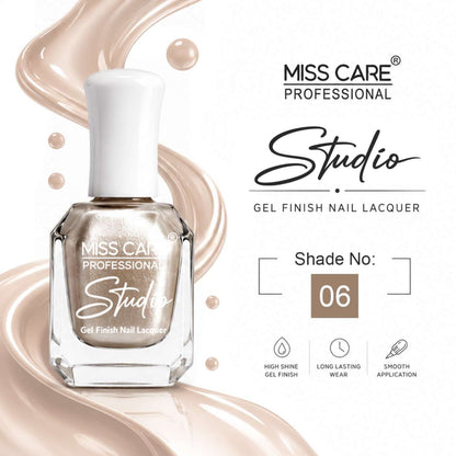MISS CARE® PROFESSIONAL Studio Gel Finish Nail Lacquer