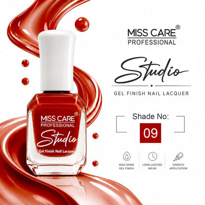MISS CARE® PROFESSIONAL Studio Gel Finish Nail Lacquer