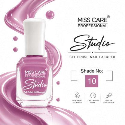 MISS CARE® PROFESSIONAL Studio Gel Finish Nail Lacquer