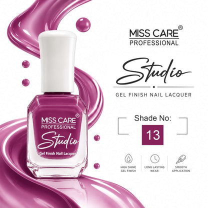 MISS CARE® PROFESSIONAL Studio Gel Finish Nail Lacquer