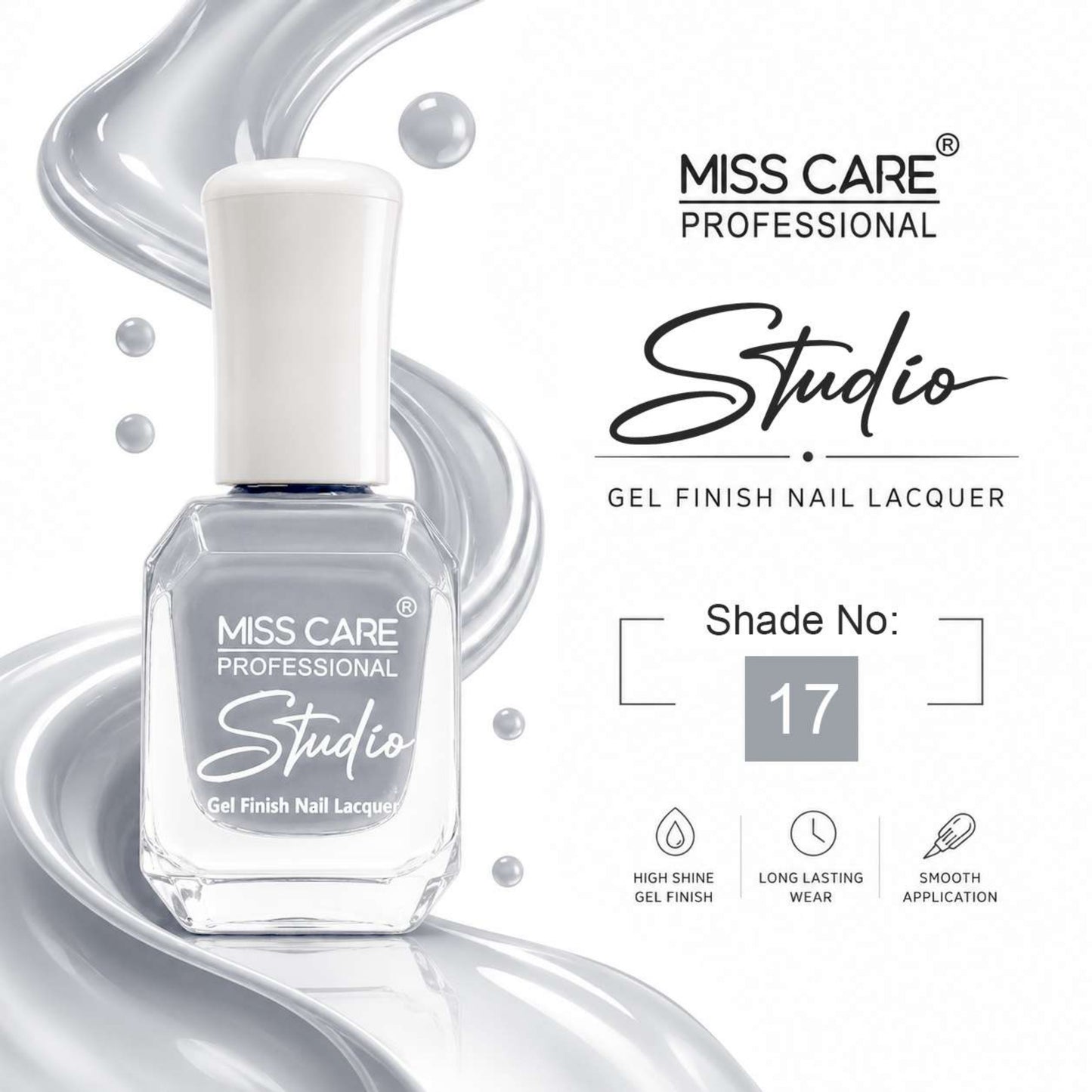 MISS CARE® PROFESSIONAL Studio Gel Finish Nail Lacquer