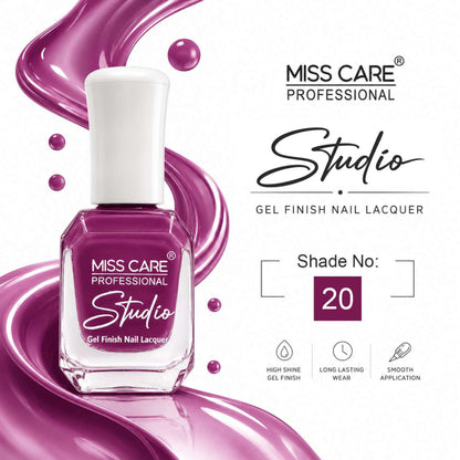 MISS CARE® PROFESSIONAL Studio Gel Finish Nail Lacquer