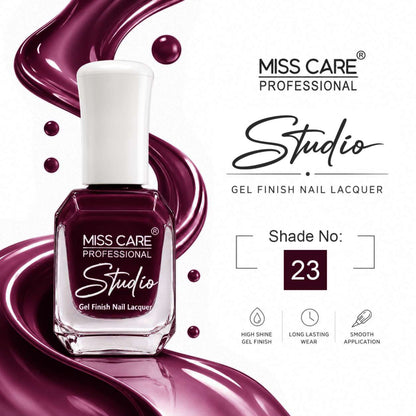 MISS CARE® PROFESSIONAL Studio Gel Finish Nail Lacquer