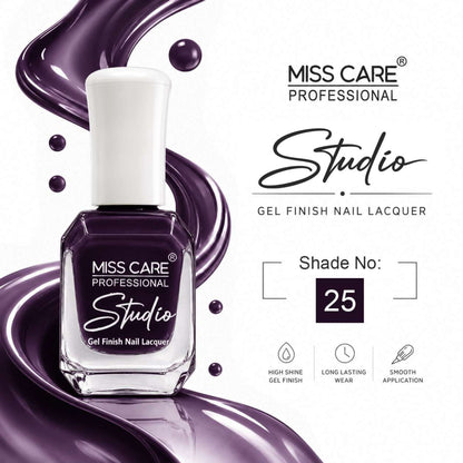 MISS CARE® PROFESSIONAL Studio Gel Finish Nail Lacquer