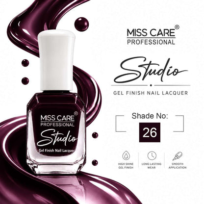 MISS CARE® PROFESSIONAL Studio Gel Finish Nail Lacquer