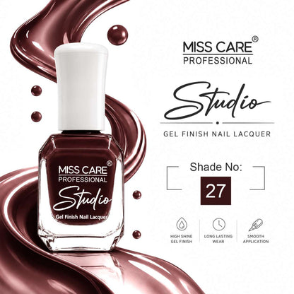 MISS CARE® PROFESSIONAL Studio Gel Finish Nail Lacquer