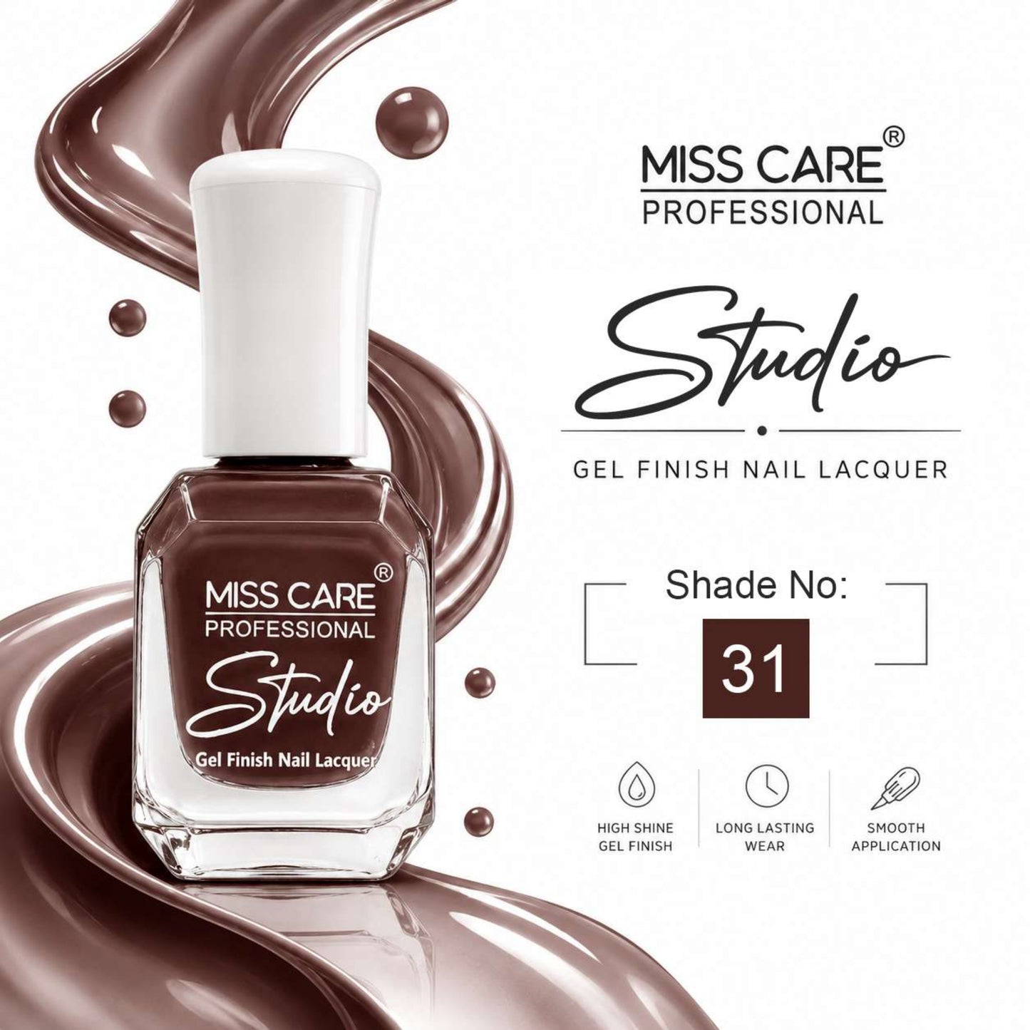 MISS CARE® PROFESSIONAL Studio Gel Finish Nail Lacquer