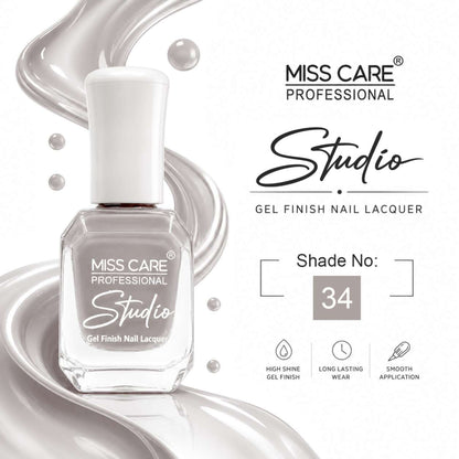 MISS CARE® PROFESSIONAL Studio Gel Finish Nail Lacquer