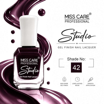 MISS CARE® PROFESSIONAL Studio Gel Finish Nail Lacquer