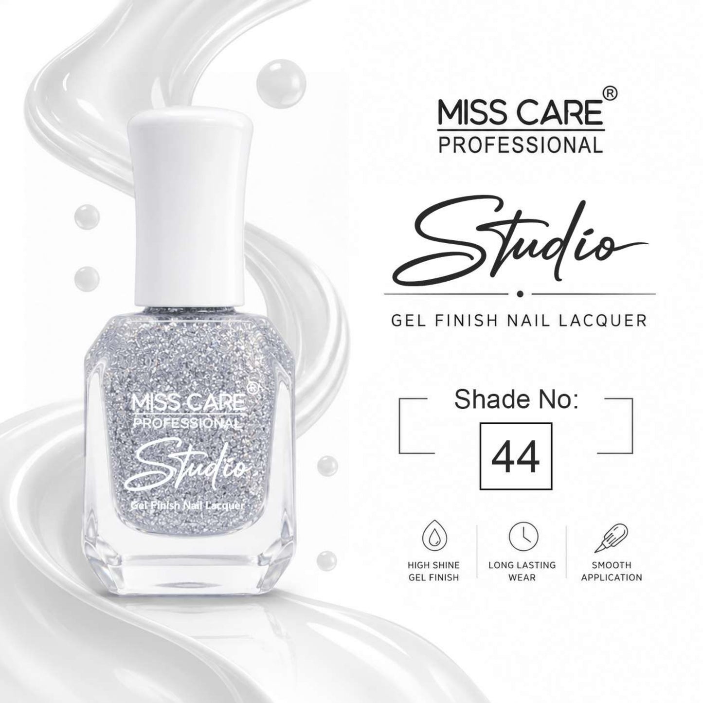 MISS CARE® PROFESSIONAL Studio Gel Finish Nail Lacquer
