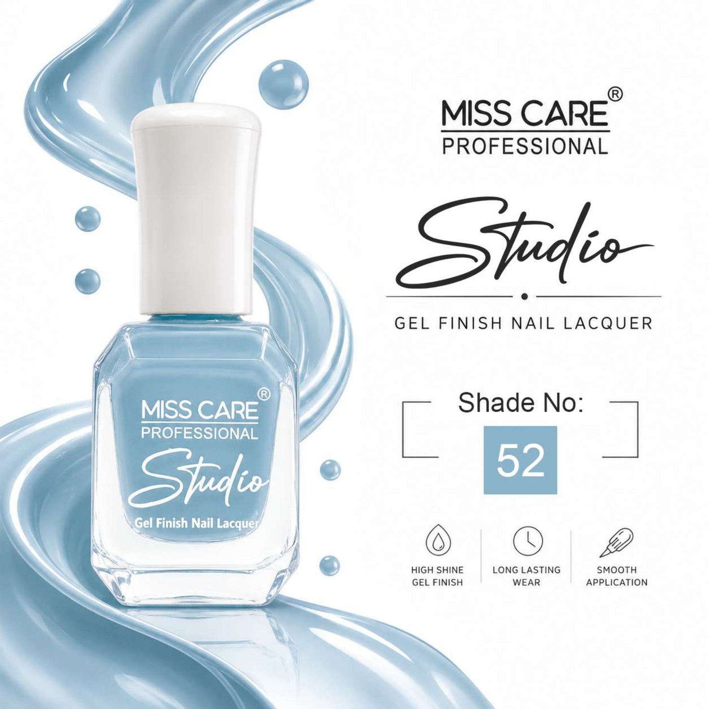 MISS CARE® PROFESSIONAL Studio Gel Finish Nail Lacquer