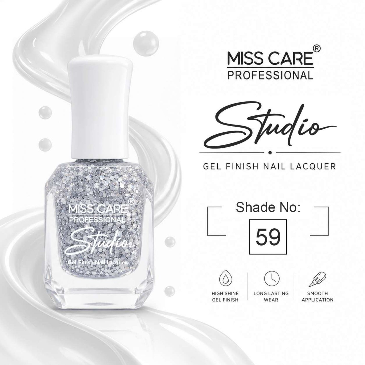 MISS CARE® PROFESSIONAL Studio Gel Finish Nail Lacquer