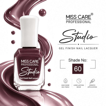 MISS CARE® PROFESSIONAL Studio Gel Finish Nail Lacquer