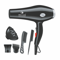 Miss Care Professional 5-in-1 Hair Dryer 6000 Watts with Styling Attachments