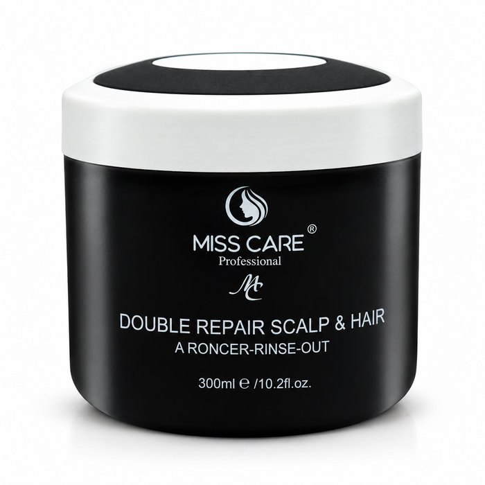 Miss Care Double Repair Scalp and Hair 300ml Rinse-out Hair Mask, For Smoother Appearance and Nourished Touch