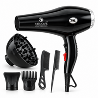 Miss Care Professional 5-in-1 Hair Dryer 6000 Watts with Styling Attachments