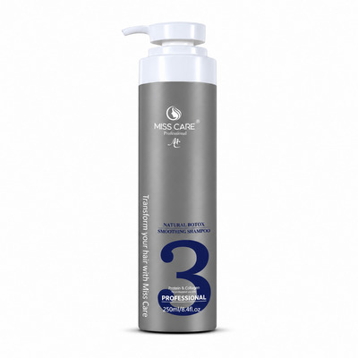 Miss Care Professional Natural Botox Smoothing Shampoo - 250ml, Infused with Protein and Collagen, for Smoother and Shinier Hair
