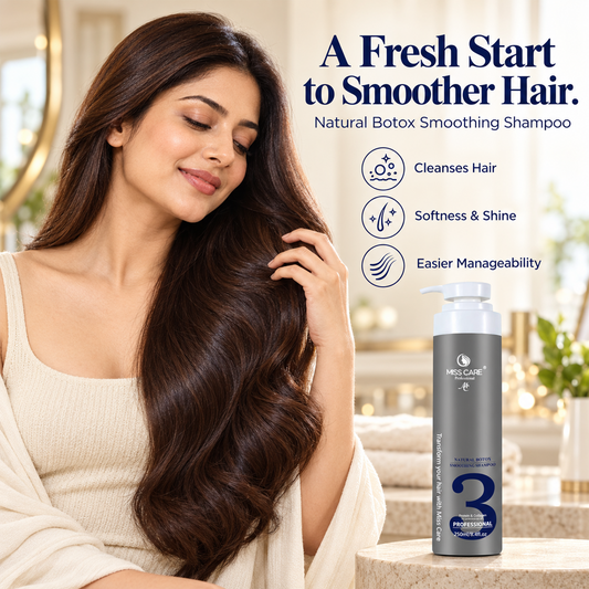 Miss Care Professional Natural Botox Smoothing Shampoo - 250ml, Infused with Protein and Collagen, for Smoother and Shinier Hair — gallery image 2