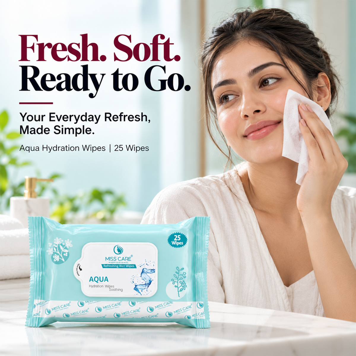 Miss Care Aqua Refreshing Wet Wipes - Image 3