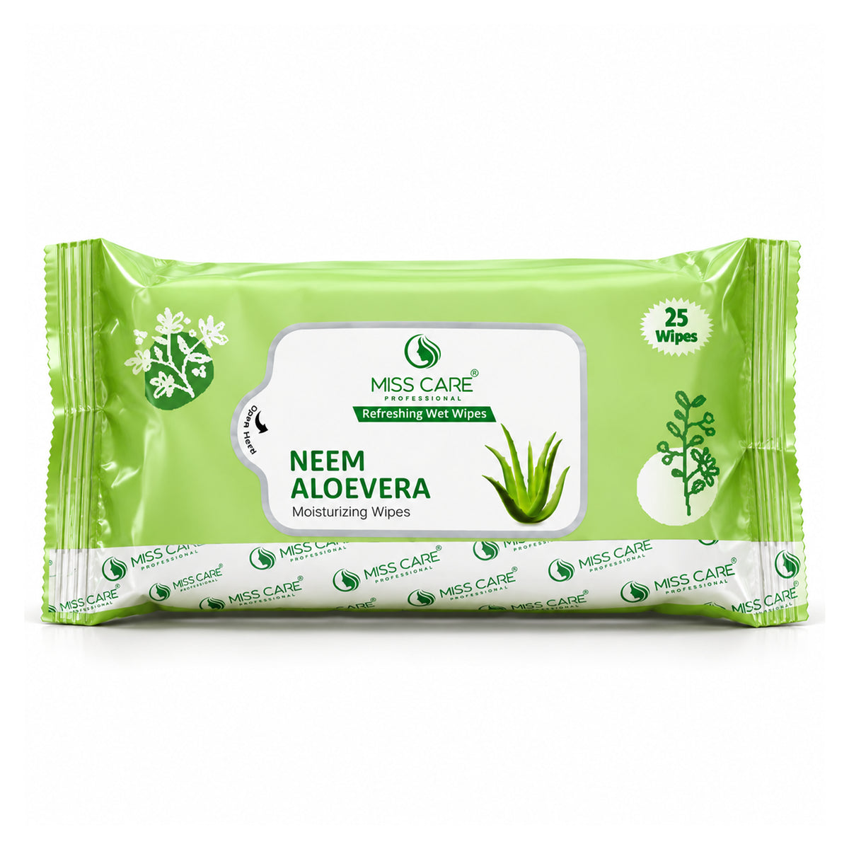 Miss Care Neem Alovera Refreshing Wet Wipes - Image 1