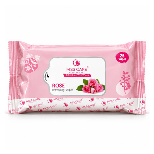 Miss Care Rose Refreshing Wet Wipes - Image 1